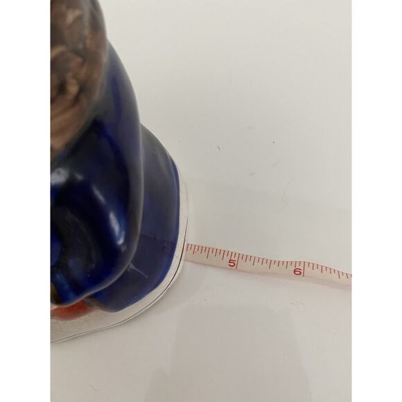 Vintage Majolica Tobacco Humidor with a‎ Man Wearing a Hat - Picture 2 of 8